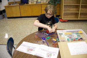 STEM Camp children doing activities